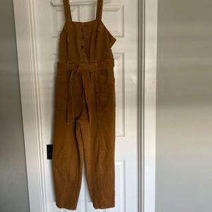 Cute gold overalls
